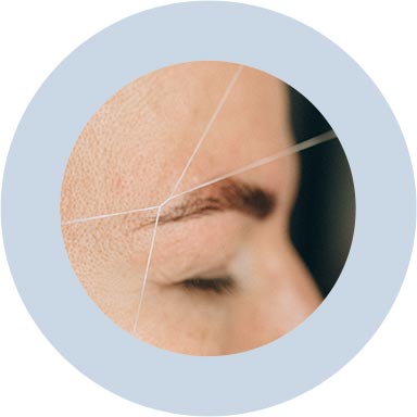 Brow and Upper Lip Threading